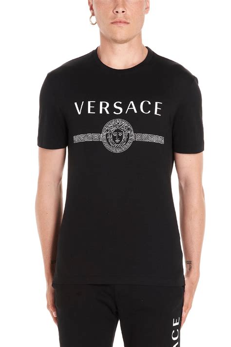 versace couture t shirt black|Versace t shirt men price.